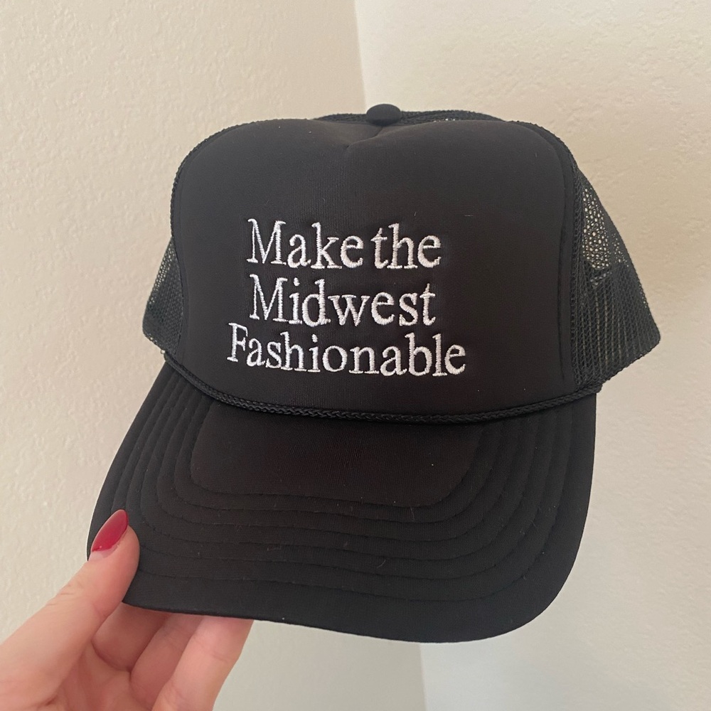 ‘Make the Midwest Fashionable’ OTTO Black and White Snapback Hat